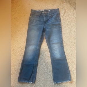 J Crew - 9” Billie Demi Boot Crop jeans. Size 27